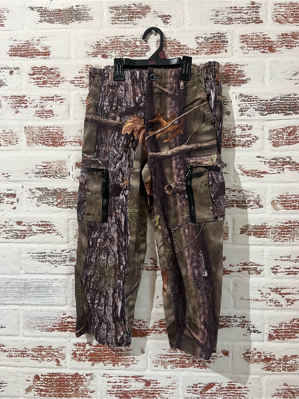 Longleaf Camo Utility Cargo Hunting Pants 6-Pocket Tree Bark Camouflage Boys S